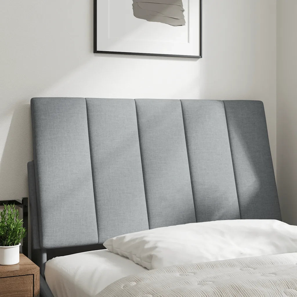Cuscino Testiera Hanko Grigio Chiaro 80 cm in Tessuto CFW9893916
