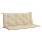 Cuscino per Panca | Cuscini per sedie Beige 120x(50+50)x7 cm in Tessuto Oxford