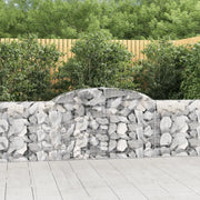 Cesti Gabbioni ad Arco 4 pz 300x30x80/100 cm Ferro Zincato 3146505