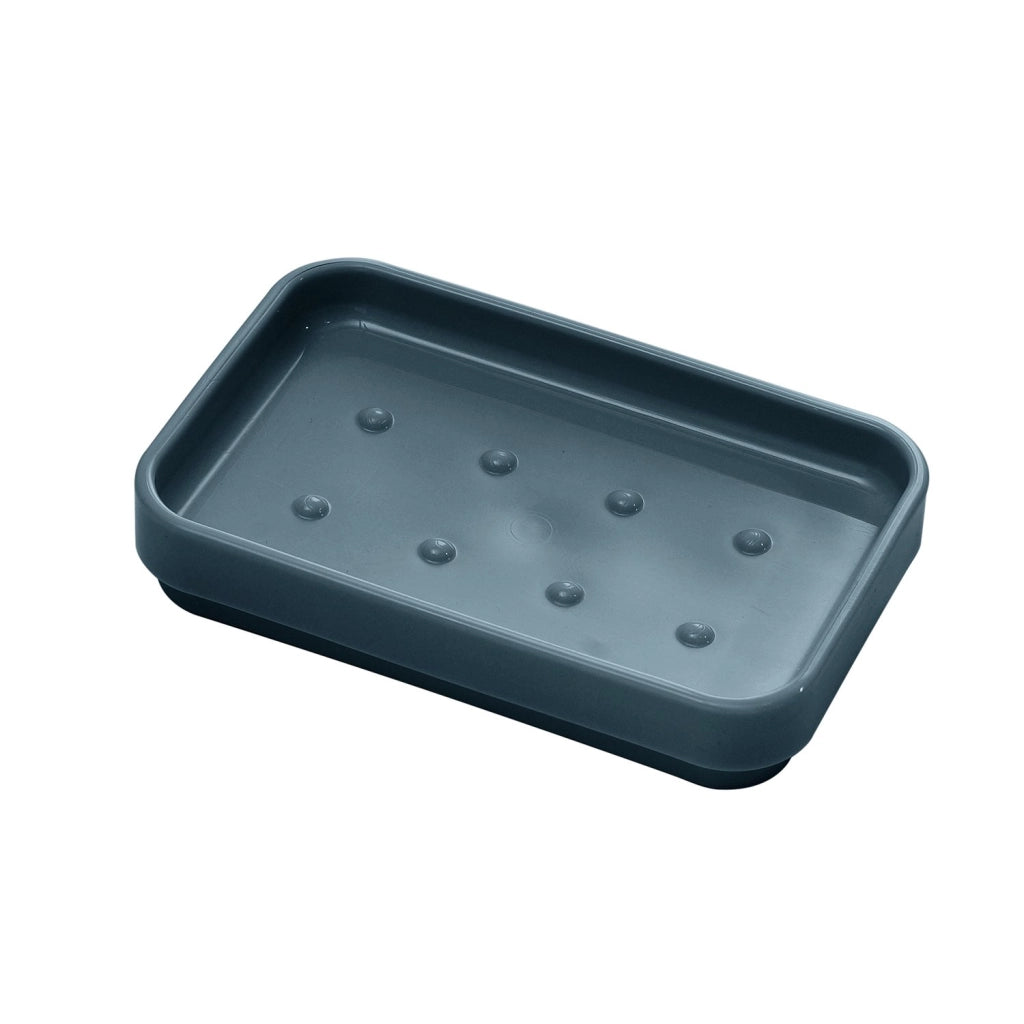 Set completo 4 pezzi d'appoggio in plastica riciclata SE99 serie Gedy SEVENTY Blu Petrolio