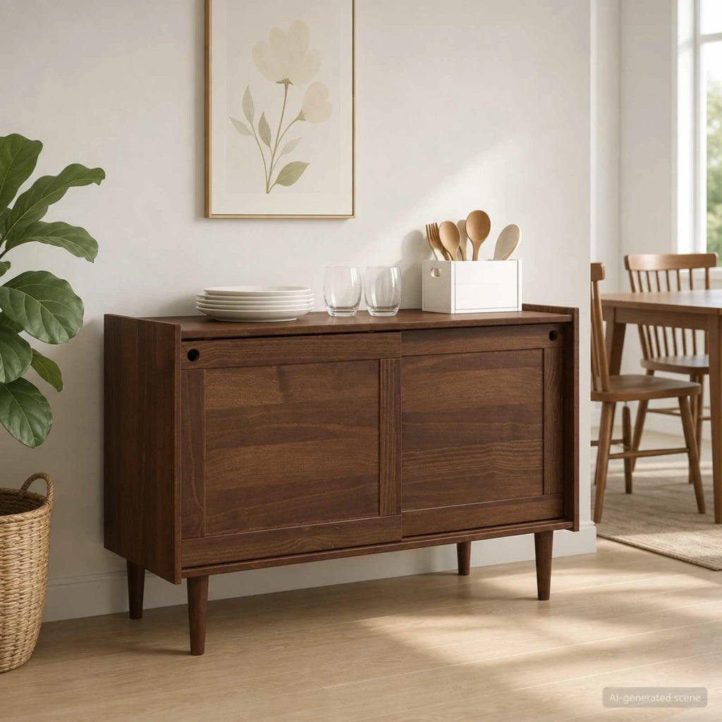 Credenza BILBAO Caramello scuro 114 x 45 x 75 cm 42041328