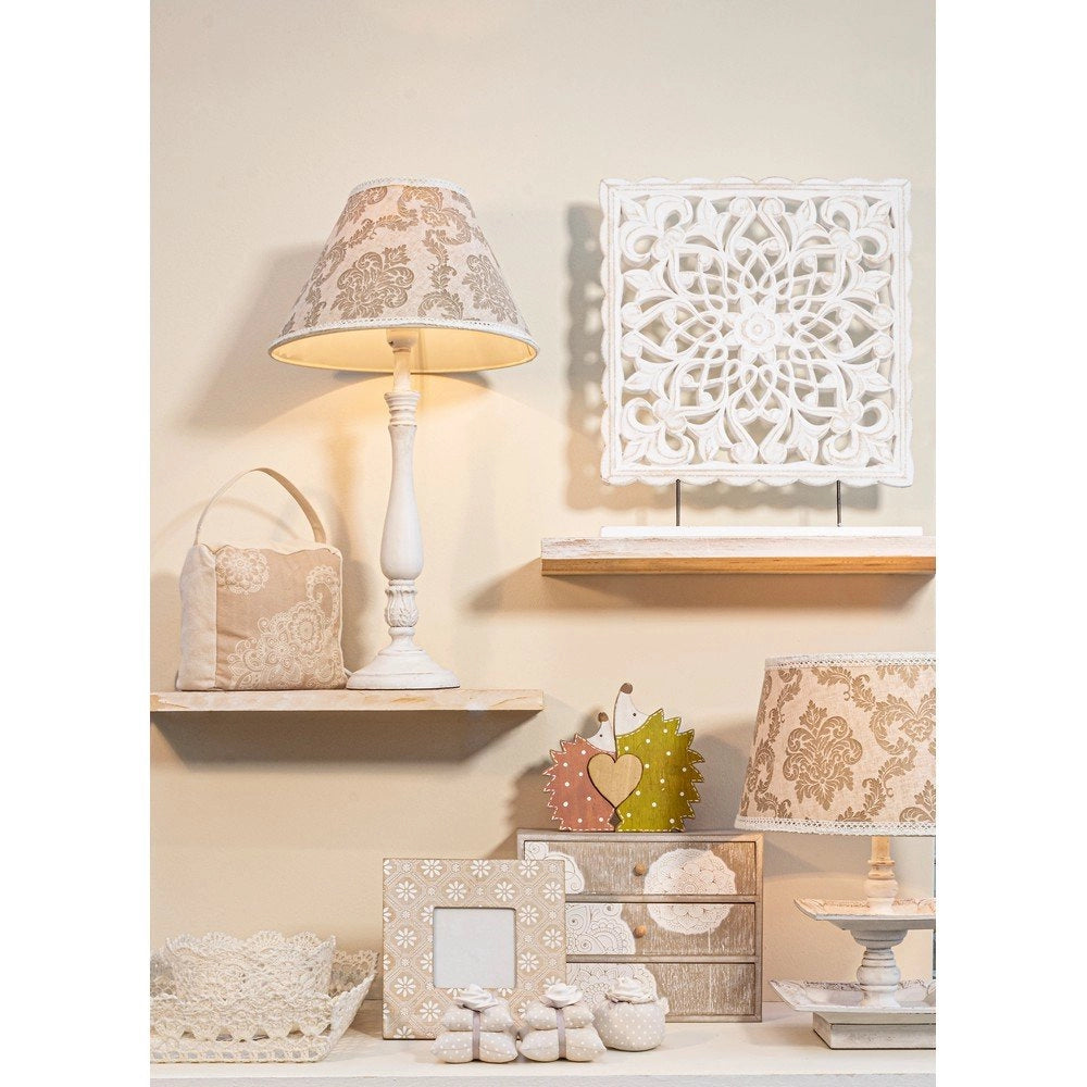 Cassettiera Legno Tortora Boho da Interno - RAFAEL