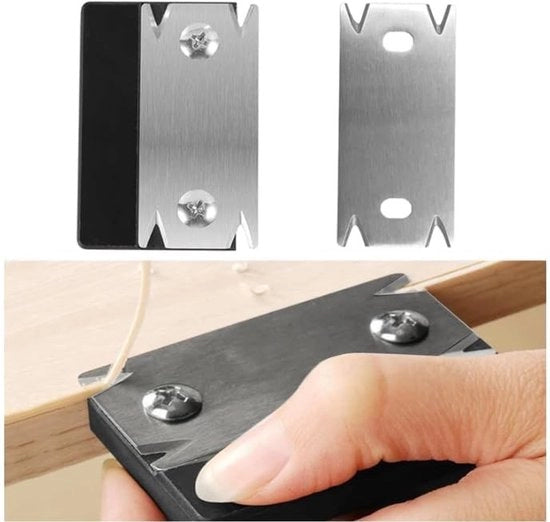 Tagliente per legno con lama in acciaio carbonio e manico antiscivente in ABS/PVC - Modello con funzione di riserva