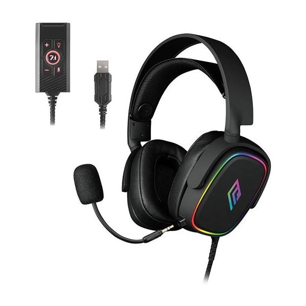 Cuffia c/microfono usb/3,5mm noua 7.1 rgb - HS0421SR-X50K71U