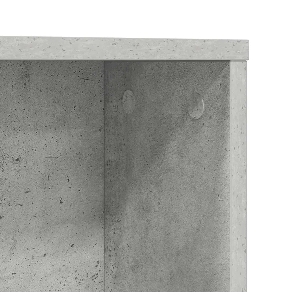 Scrivania | Tavolo da Ufficio Grigio cemento 91 x 50 x 149 cm Legno multistrato