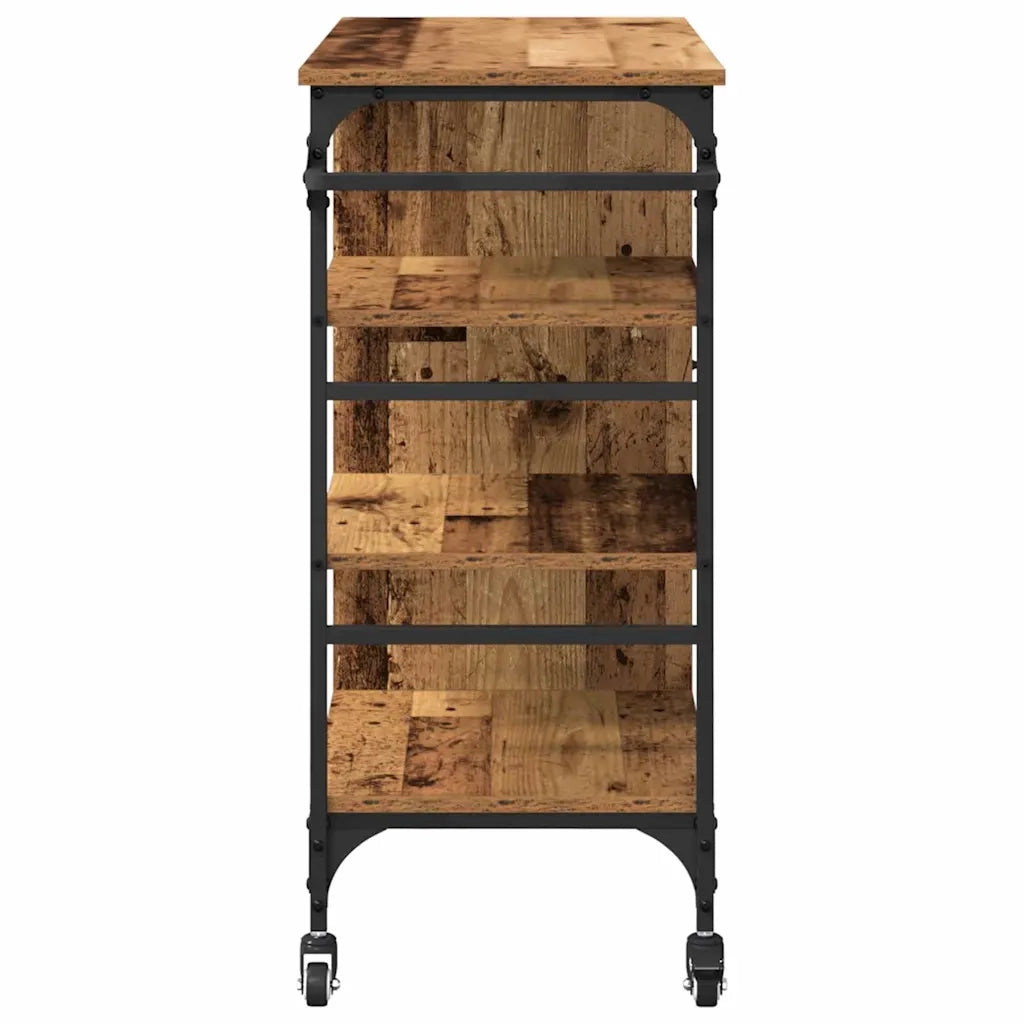 Carrello da Cucina Legno vecchio 87,5 x 39 x 84,5 cm CFW1101136