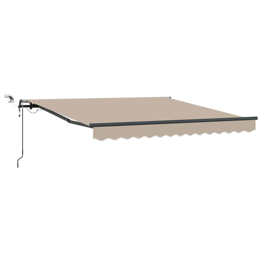Tessuto per Tenda con Beige 350 x 250 cm Poliestere 3330346