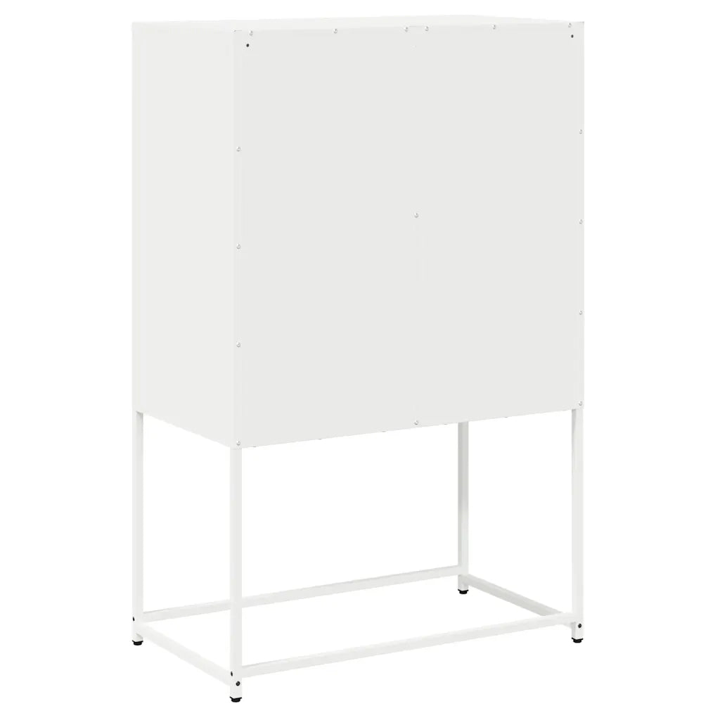Credenza | Madia | Buffet da pranzo | Armadio da pranzo Bianca 68x39x107 cm in Acciaio