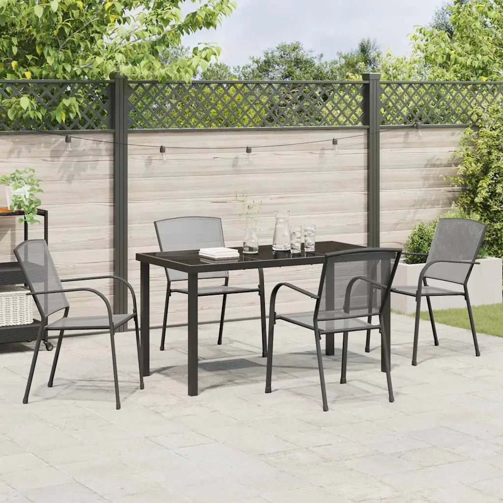 Set da Pranzo per Giardino 5 pcs Antracite 3379284