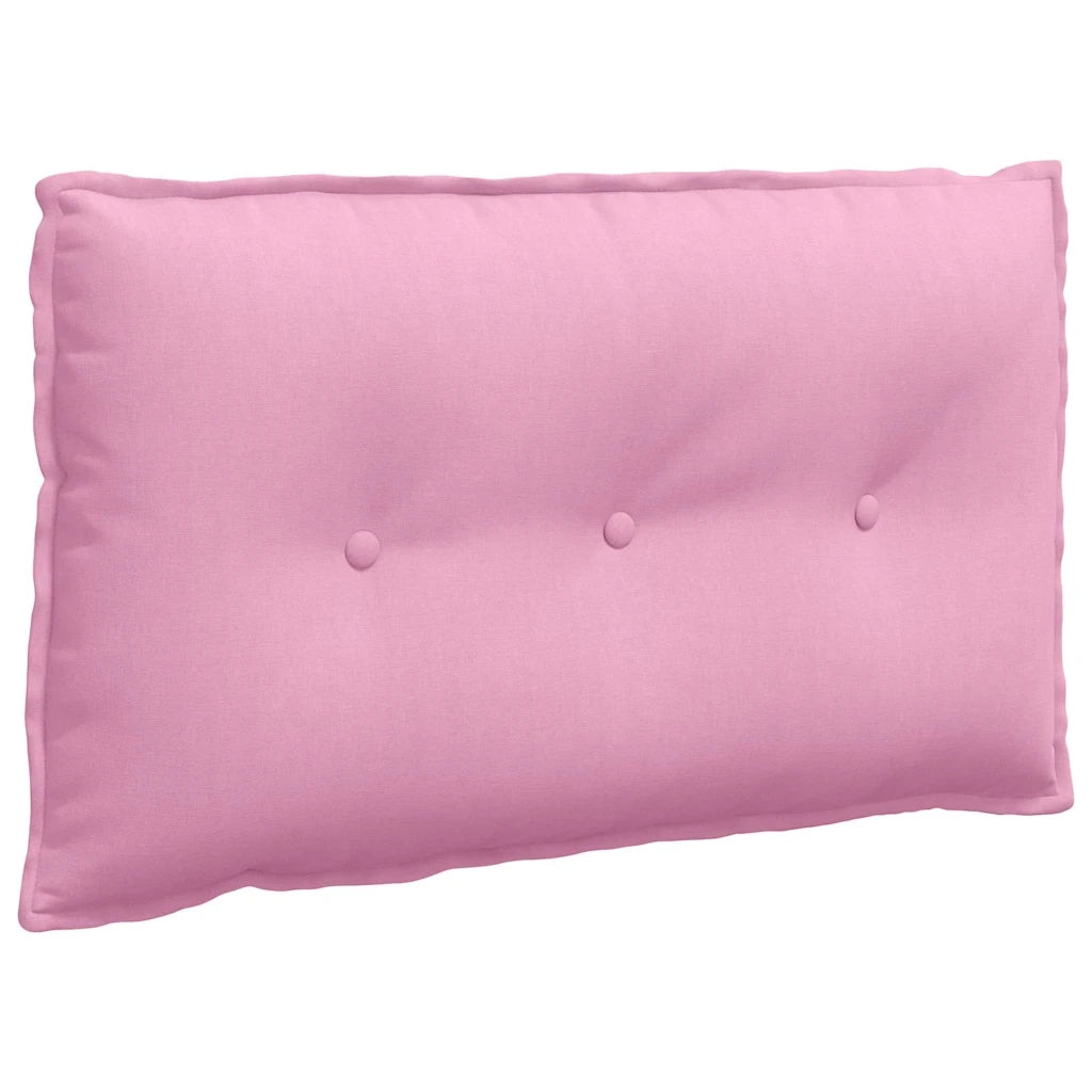 Cuscino per Schiena Rosa 80 x 19 x 50 cm Tessuto 42014716