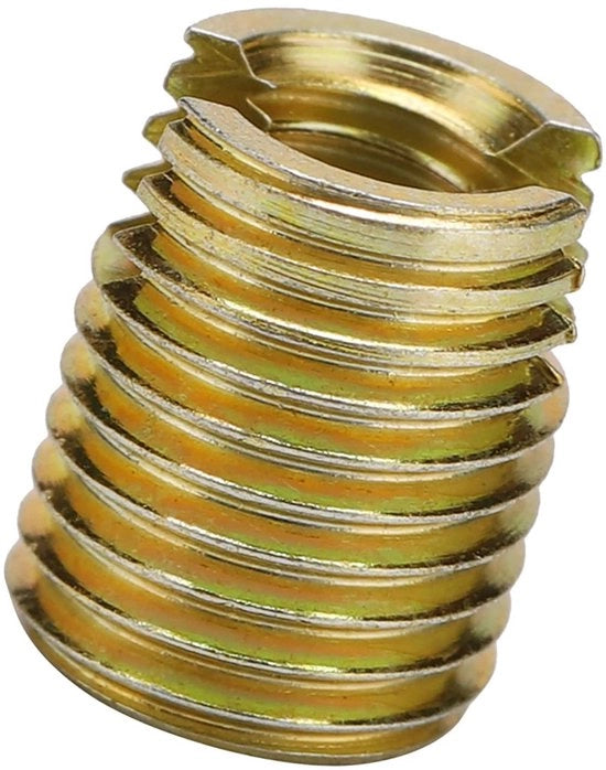 Kit di riparazione a vite 20 pezzi - Accessori a vite - Acciaio di carbonio - Diametro interno M10 x 1,5 - Diametro esterno M14 x 1,5 - Lunghezza 18 mm - Accessori a vite per riparazione