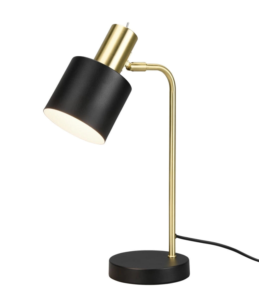 Lampada da tavolo ADAM nero/oro metallo E14 RL R51041080