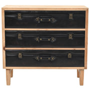 Cassettiera in Legno Massello di Abete 80x36x75 cm CFW9147645
