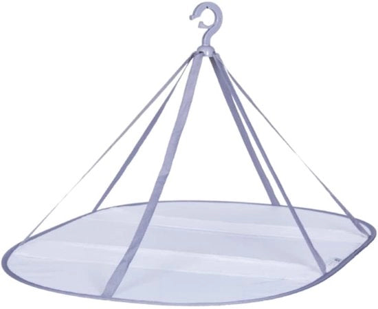 Trono per la stesura di magliette, appeso, pieghevole, griglia per asciugare magliette, lana fine e costumi da bagno, 77 x 48 cm