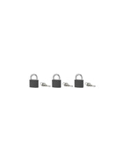 Set di 3 lucchetti ACERA grigi 50 mm, 9 chiavi – SERRUPRIX