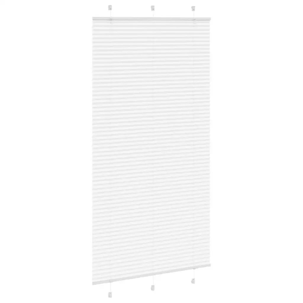 Tenda Plissettata Bianca 110x200 cm Larghezza Tessuto 109,4 cm 4015519