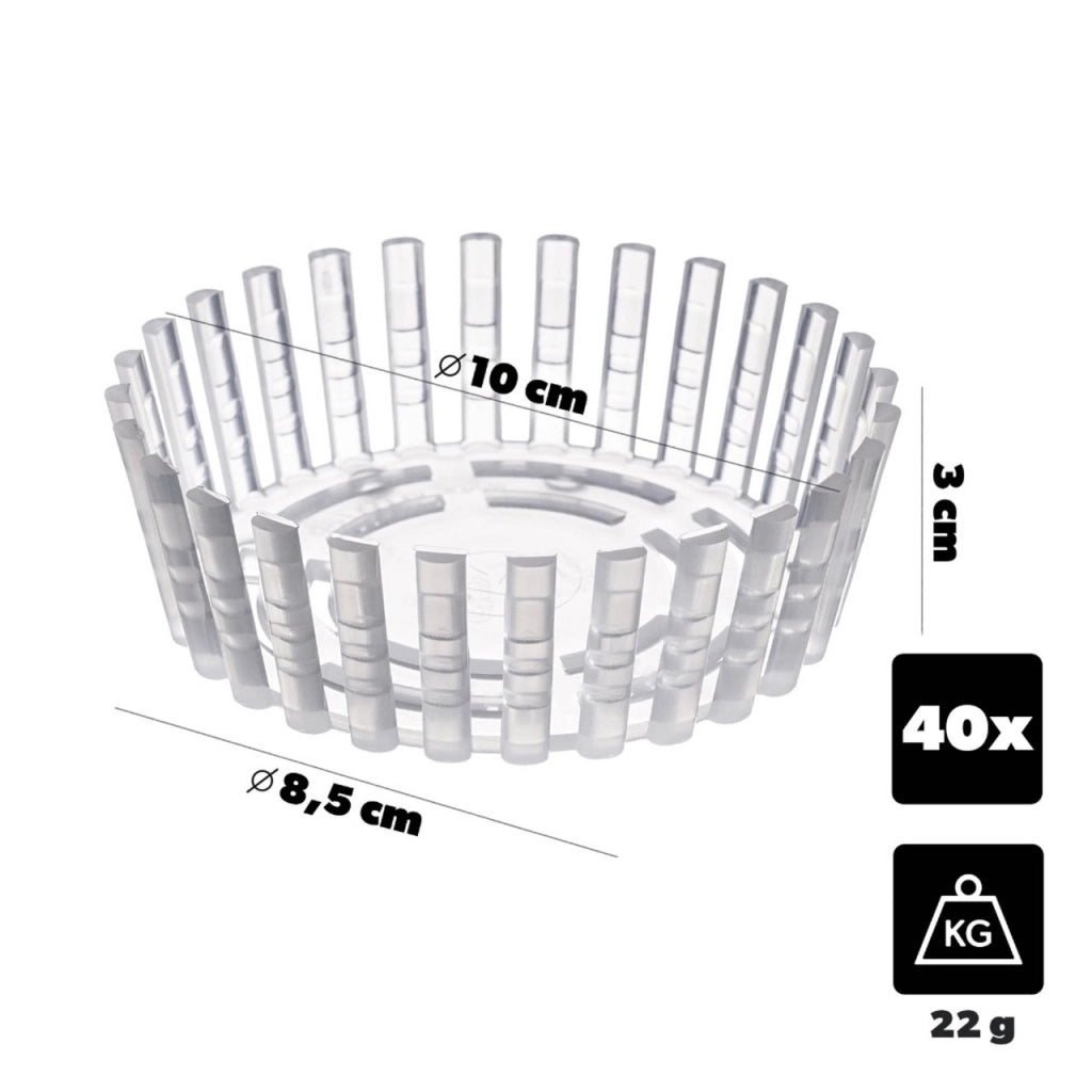 KADAX Morsetti Pressa per Barattoli, Colino per Cetrioli sott'aceto Fi100 40 pz