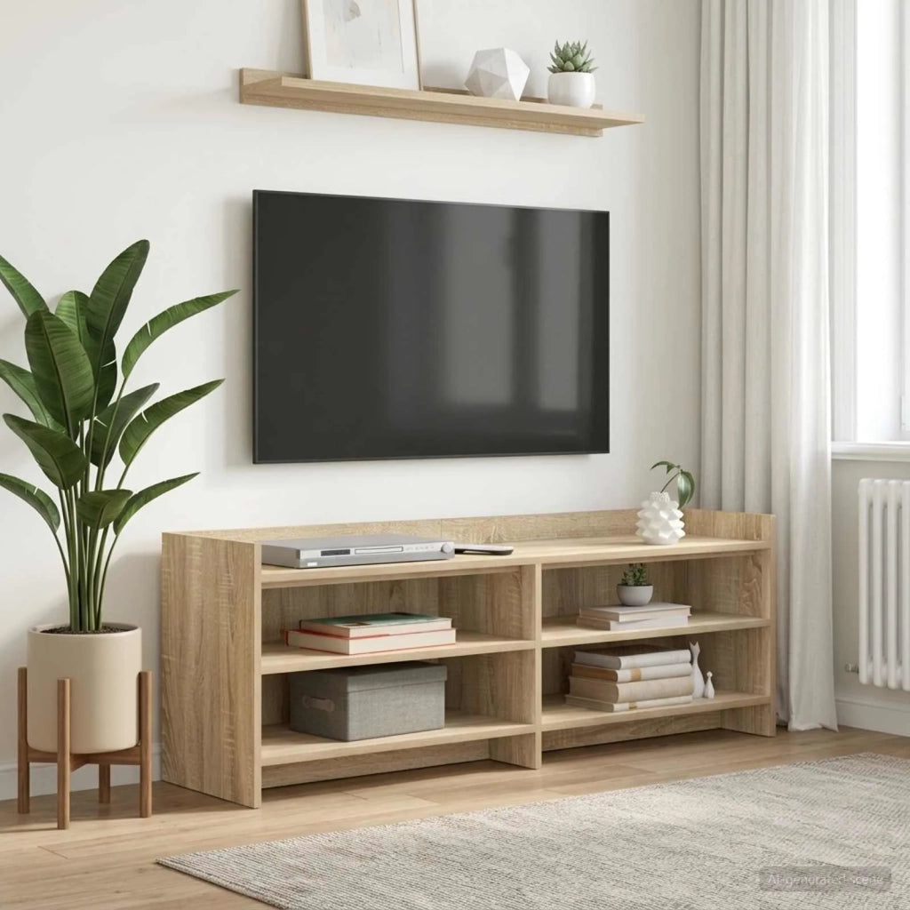 Mobile TV 135 x 33 x 47 cm Rovere Sonoma Legno ingegnerizzato 8011229