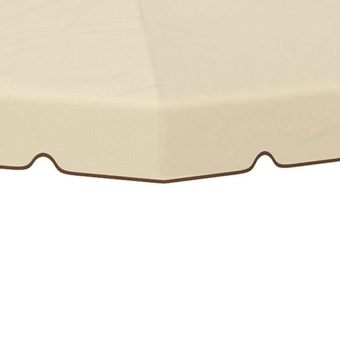 Tetto di Ricambio per Gazebo da Giardino 3x3m in Poliestere Beige
