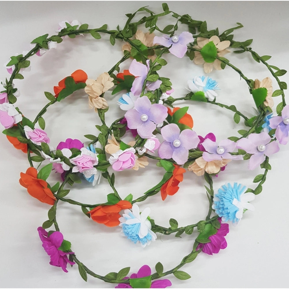 Trade Shop - Corona Coroncina Ghirlanda Rose Diadema Addio Al Nubilato Matrimonio Wedding -