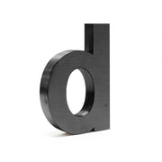 Targa con numero civico "c" Arial antracite 3D 15cm acciaio sottile resistente alle intemperie 16_0001450