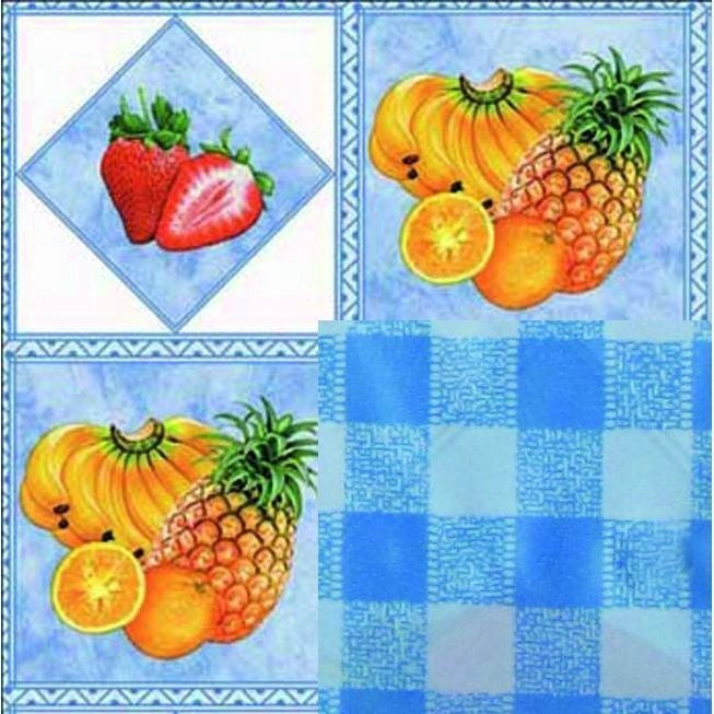 Tovaglie Double-Face Blinky Frutta-Tropic Mt. 1,4x30