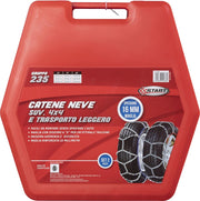 Start due pezzi catene da neve 16MM gruppo 235 per SUV 4x4 e trasporto leggero