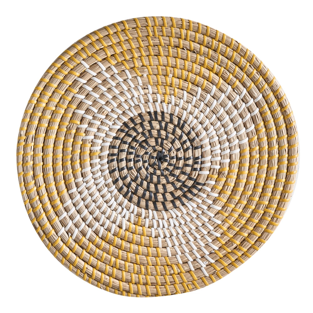 Set di 6 decorazioni in alghe naturali con decorazioni da parete in stile africano
