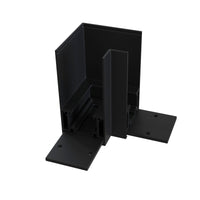 Connettore ad Angolo per Sistema Illuminazione a Binario  Nero