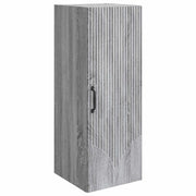 Mobiletto a muro Sonoma grigio 33 x 34,5 x 90 cm