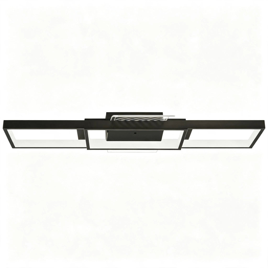 Plafoniera LED rettangolare da 43W, 70x30 cm, 3000¨C6000K, 4600LM con telecomando (solo con plafoniera LED)