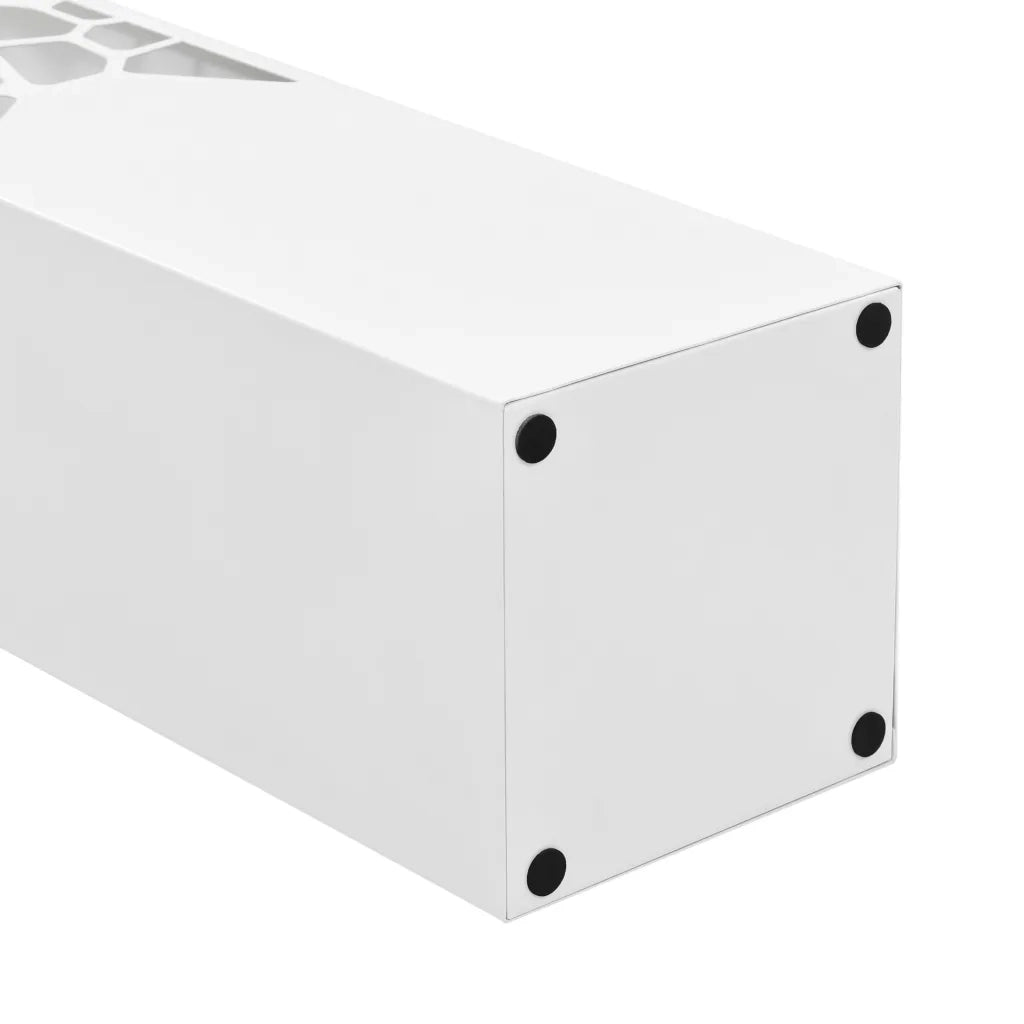 Porta Ombrelli Stile Pietre in Acciaio Bianco 246799