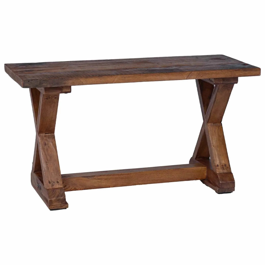 panchina Naturale 85 x 35 x 46 cm Legno massello di recupero 42012400