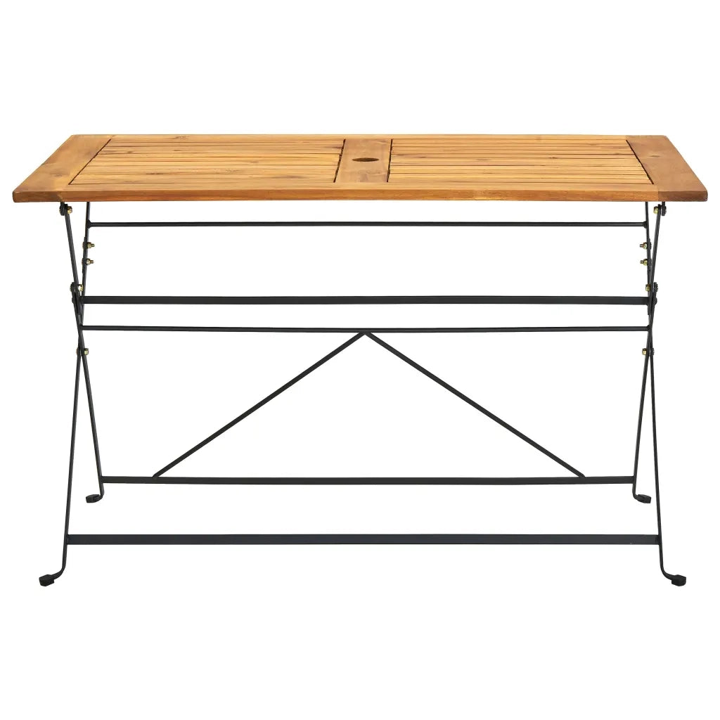Set da Pranzo da Giardino 5 pz in Legno Massello di Acacia cod mxl 51440
