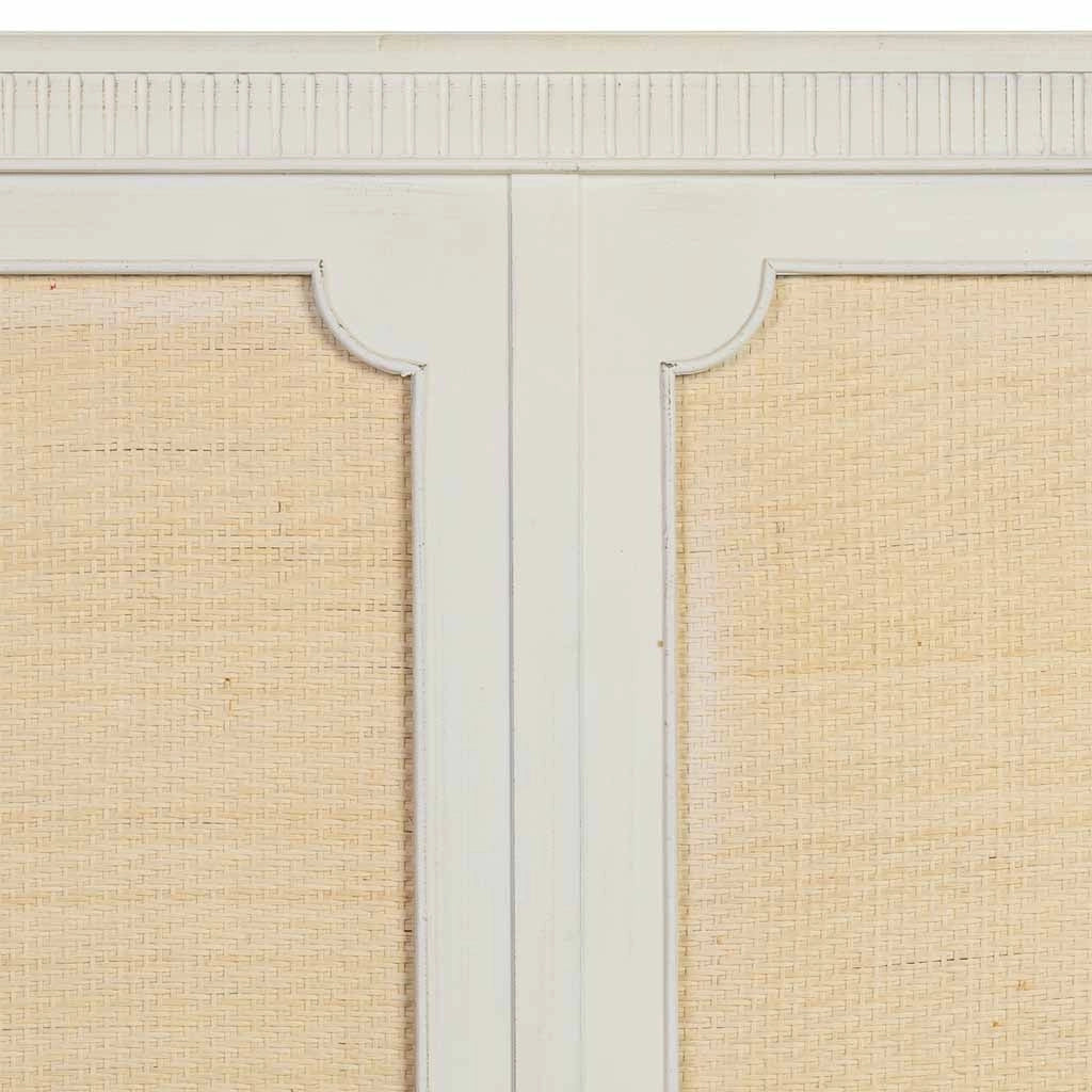 Testiera in legno con doghe, 150x5x130h cm