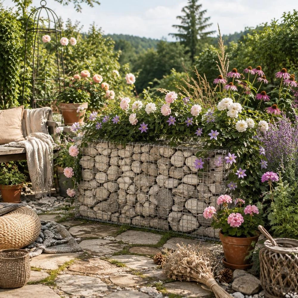 Gabion Basket Steel 100x50x50 Cm