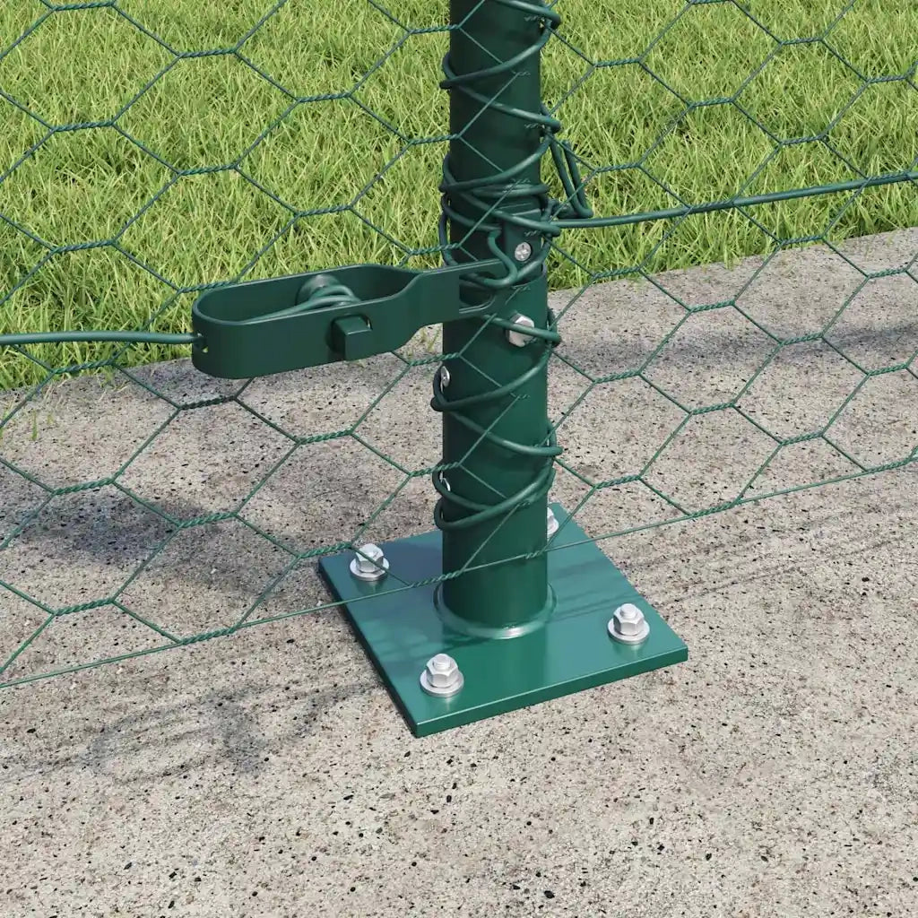 Palo della recinzione Verde 25 x 1,4 m (maglia da 36 mm)