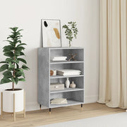 Credenza-Buffet-Armadio da cucina Grigio Cemento 57x35x90 cm in Legno Multistrato 726087