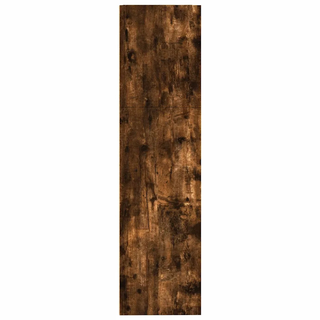 Libreria Rovere Fumo 80x30x114 cm in Legno Multistrato 857935