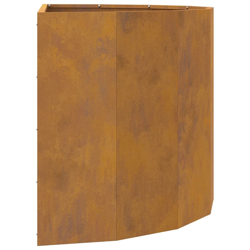 Fioriera Ruggine-Vaso-Contenitore per Piante 90 x 45 x 50 cm