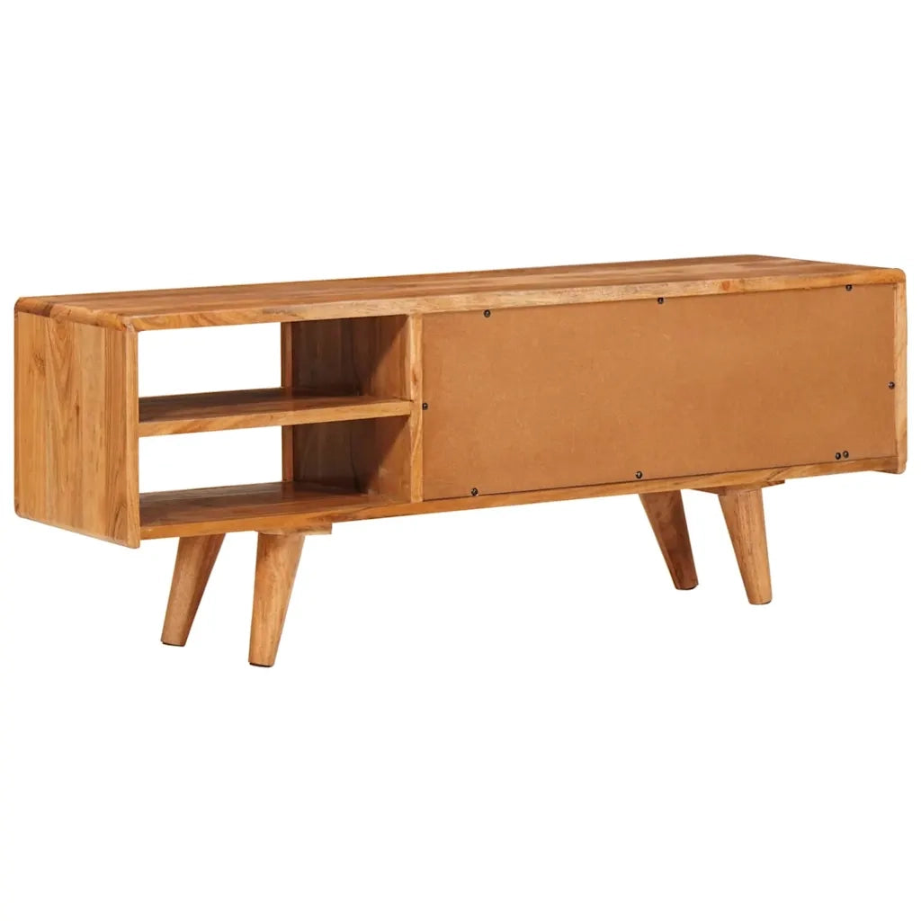 Mobile TV Marrone 110 x 30 x 40 cm Legno di Acacia Massello 42003317
