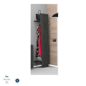 Mobile ingresso PING L 50 x H 200 x P 30 cm grigio cemento