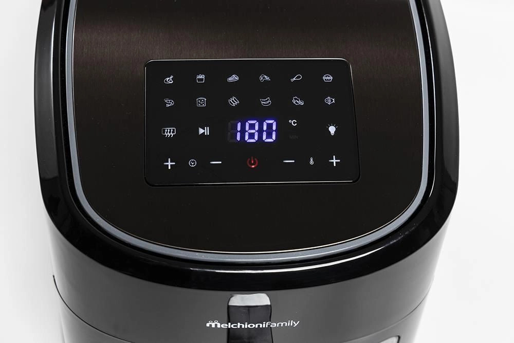 Melchioni 118340024 friggitrice Singolo 8 L Indipendente 1800 W Friggitrice a basso contenuto di grassi Nero