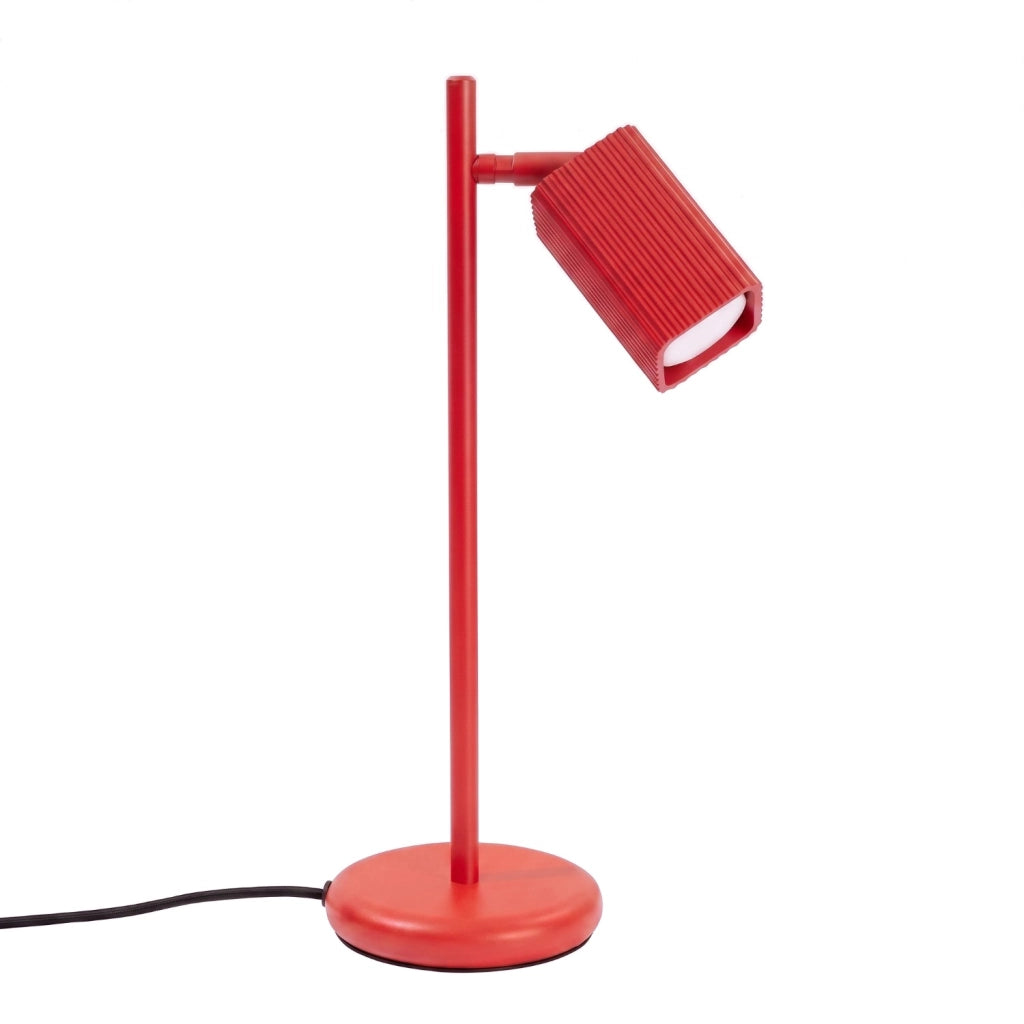 Lampada da tavolo RAYO rossa
