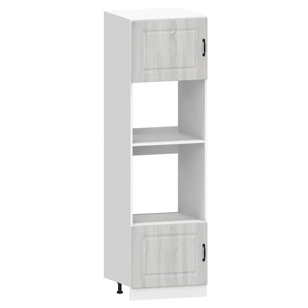 Set Mobili da Cucina 7 pz Kalmar Grigio Sonoma in Truciolato