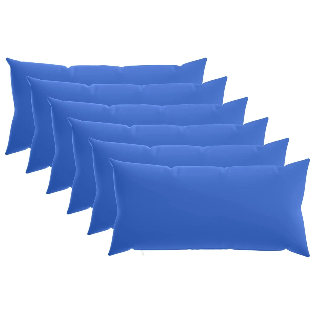 Federa 6 pcs HEERLEN Blu Reale 40 x 70 cm Poliestere 909610