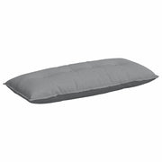 Cuscino per Schiena | Cuscino dorsale Grigio chiaro 120 x 19 x 50 cm Tessuto