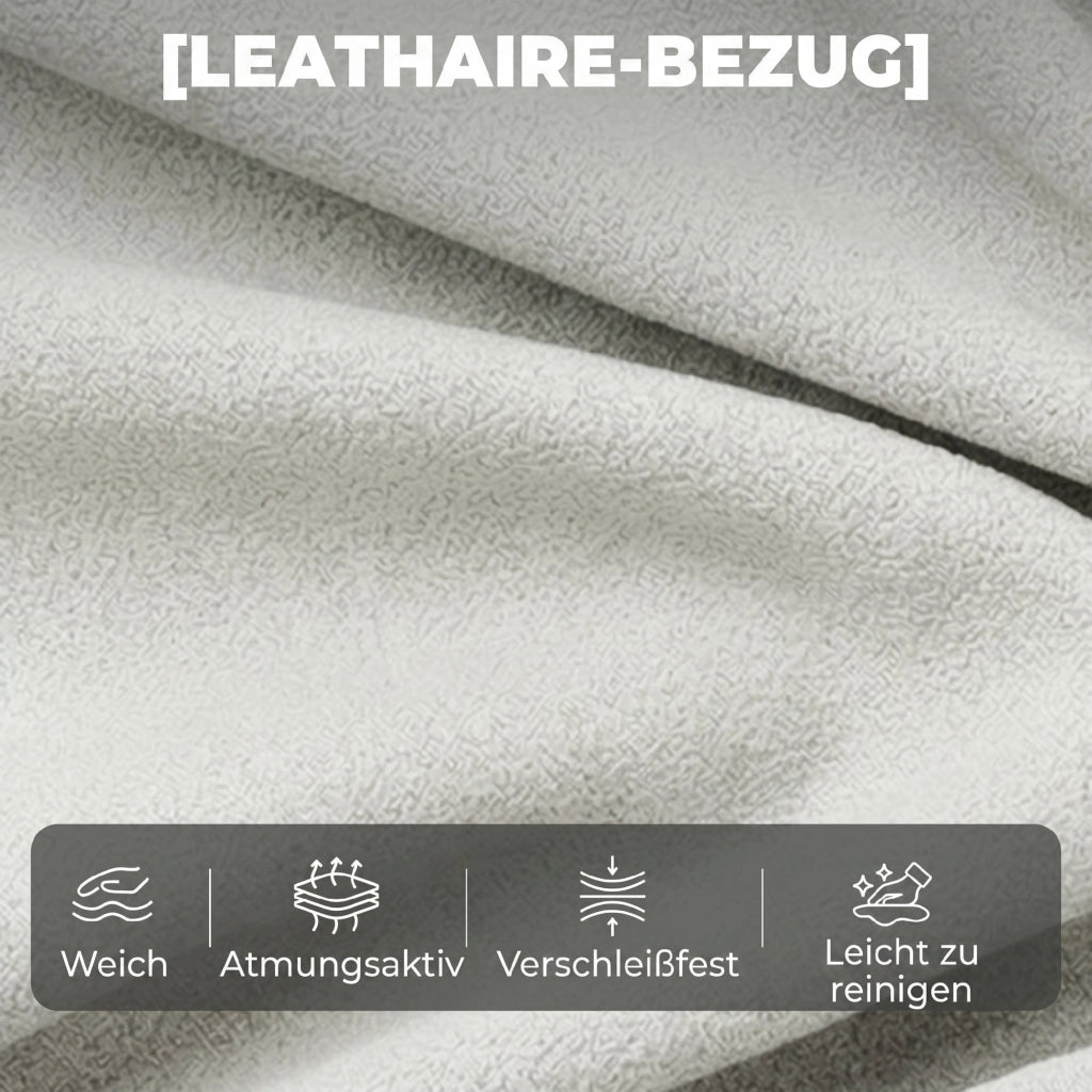 Sedia da Pranzo Moderna ¨C zephmum ¨C Grigio in Tessuto Imbottito