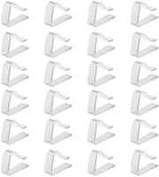 Chiusure per tavolo in plastica - 24 pezzi - per tavoli spessi 3,5-5 cm - durature - leggere - adatte per uso indoor e outdoor - viti per tavolo
