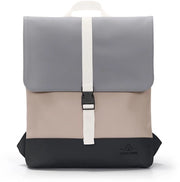 Borsa da Donna in Pelle Beige - Rosa - Borsa Sottile per Università Urbana - Borsa da Donna con Tasca per Laptop - Impermeabile
